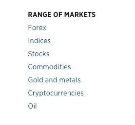 Trading instruments at Forex.com FX broker