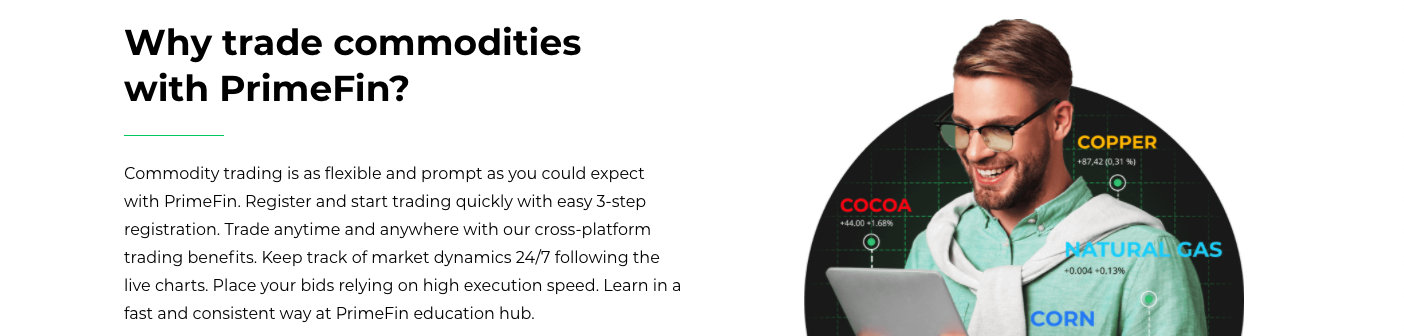 PrimeFin review of commodities